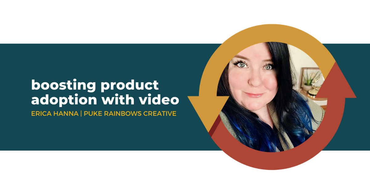 64: Boosting Product Adoption with Video with Erica Hanna of Puke Rainbows Creative